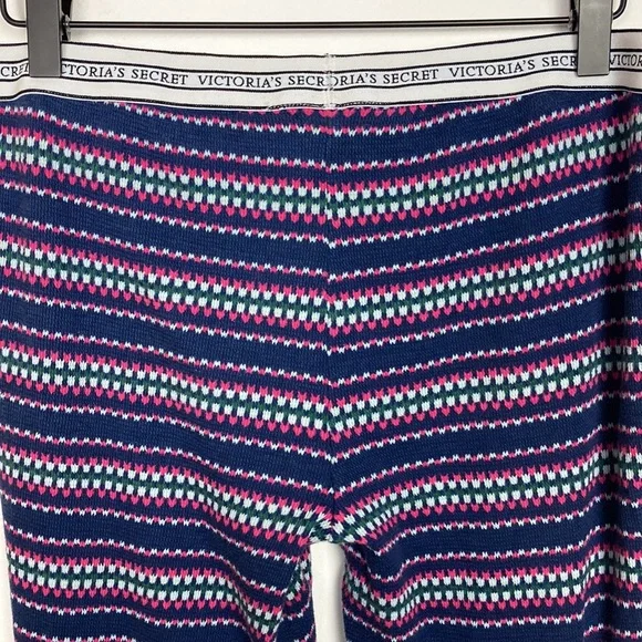 NEW Victoria's Secret Blue 2 Piece Knit  Pajama Set - Picture 10 of 16